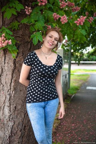 Ethel in We Are Hairy set Ethel enjoys a walk and then strips naked in bed