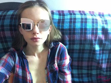 Milena in Milena Angel set Plaid On Plaid