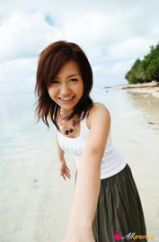 Nana Konishi in All Gravure set Beach Banny