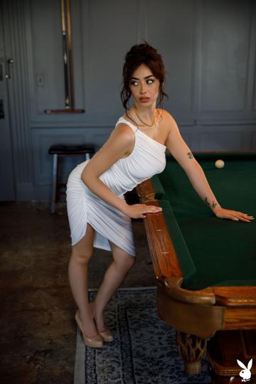 Chloe Surreal in Playboy set Rack 'em Up