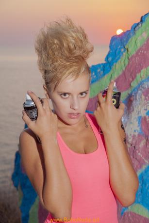 Anoli in Boho Nude Art set Wild Pink