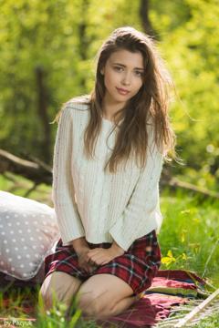 Milla D in Femjoy set Hike With Me