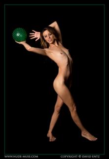 Miranda in Nude Muse set Green Ball