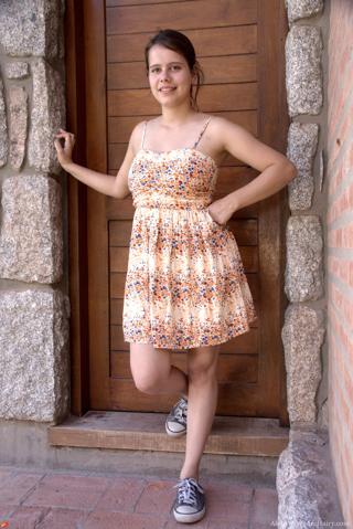 Akito in We Are Hairy set Akito strips naked outdoors in her local village