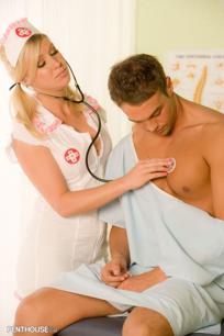 Allison Pierce in Penthouse set Nurse Allison Pierce and Rocco Reed in wild play