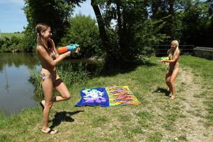 Lola and Silvie Luca in ALS Scan set Super Soaked