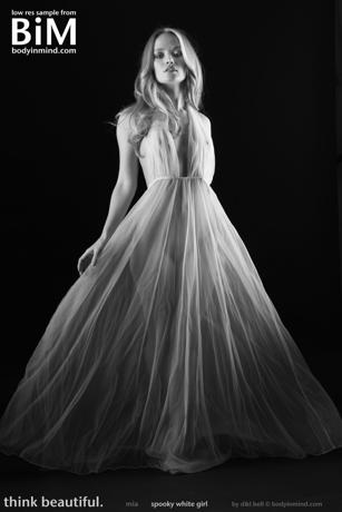 Mia in Body In Mind set Spooky White Girl