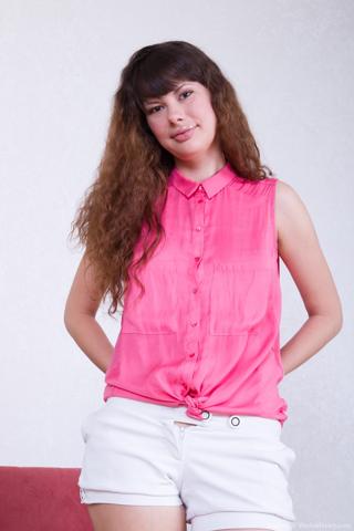 Rimma in We Are Hairy set Hairy brunette Rimma enjoys being a total tease