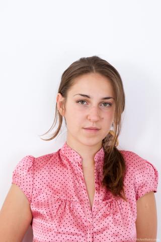 Alice L in We Are Hairy set Hairy girl Alice L decides to stay home from work