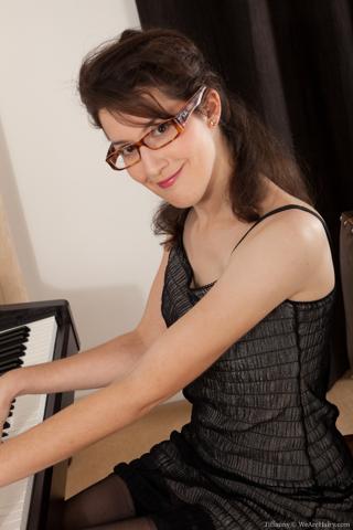 Tiffanny in We Are Hairy set Tiffanny is a hairy porn goddess