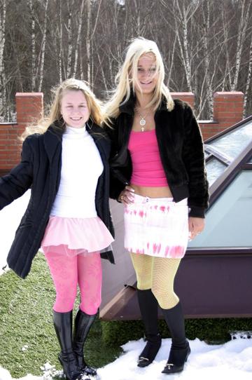 Crystal and Sweety in Club Sweethearts set #23414