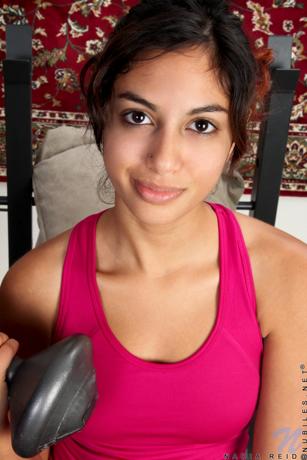 Nadia Reid in Nubiles set Sexy Workout