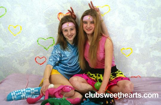 Karin A and Jessica F in Club Sweethearts set #23258