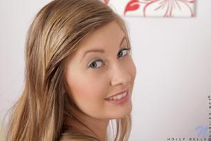 Holly Belle in Nubiles set Alone and touching herself