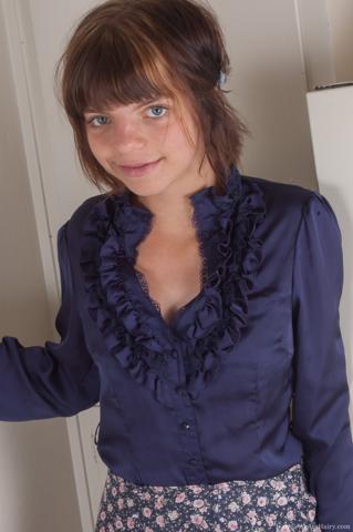 Ivan in We Are Hairy set Hairy girl Ivan gets comfy after work