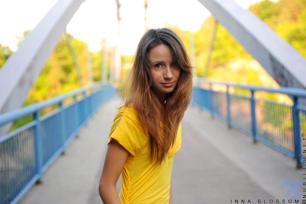 Inna Blossom in Nubiles set Outdoor upskirt