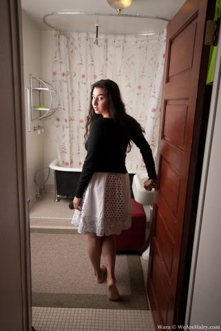 Wara in We Are Hairy set Natural nympho Wara shows off her bush