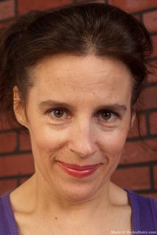 Marie in We Are Hairy set Natural Marie keeps her body tight