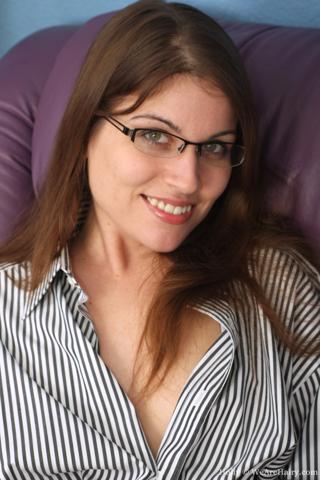 Holly in We Are Hairy set Hairy Holly's living room romp