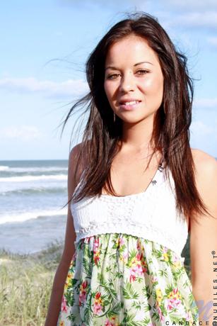 Candace in Nubiles set Beach sand