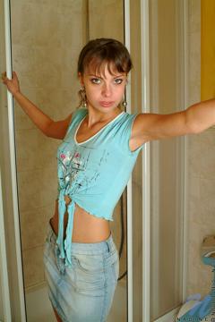 Nadine in Nubiles set Shower