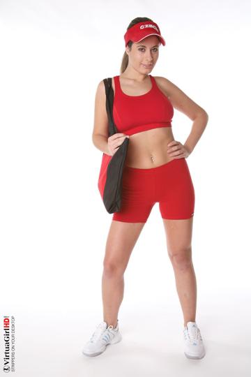 Elya in Istripper set Sporty Day