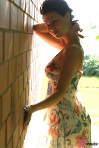 Tanya in 18 Magazine set By a wall