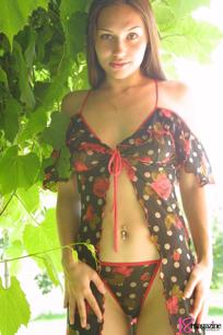 Rossana in 18 Magazine set Sexy cowgirl