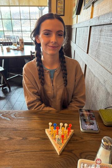 Serena Hill in ATK Petites set Bakersfield BTS