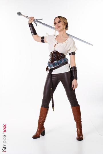 Polly Yangs in Istripper set The Wild Cunt