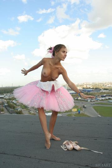 Ekaterina C in Met Art set Dancer On The Roof