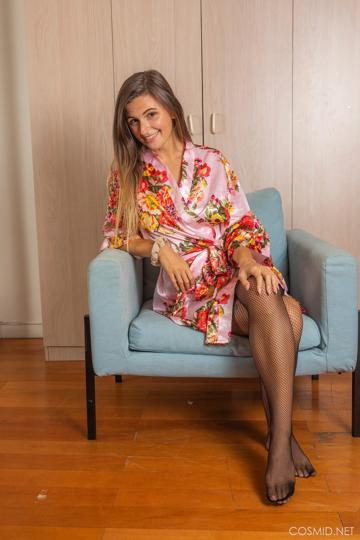 Sammie Jacobs in Cosmid set Sammies Silk Dress