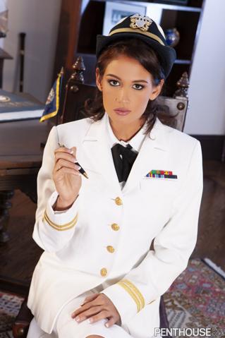 Tory Lane in Penthouse set Naval Attraction