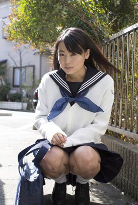 Shizuka Nakakura in All Gravure set Student Affairs