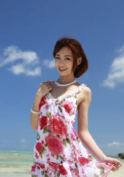 Harei Ai in All Gravure set Beach Rose