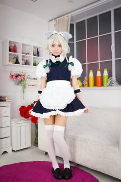 Mihono Sakaguchi in All Gravure set Touhou Inu Sakuya