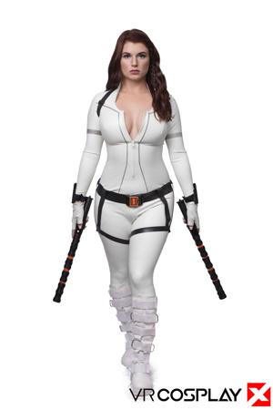 Isabelle Reese in VR Cosplay X set The Black Widow