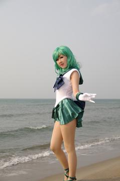 Fuuka Setsugetsu in All Gravure set Sailor Moon 3